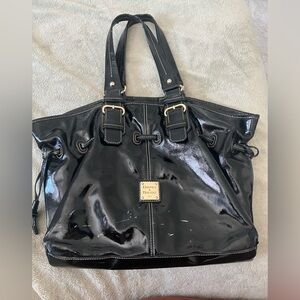 Vintage Dooney & Burke black leather purse